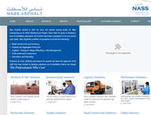 Tablet Screenshot of nassasphalt.com